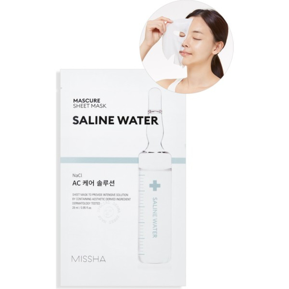Missha Mascure AC Care Solution Sheet Mask - Hassas Ciltler İçin Bakım Maskesi 27 ml Maskeler Fiyatı