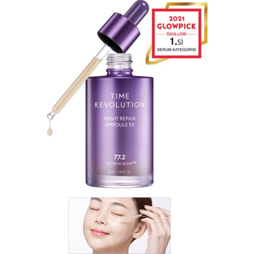 Mıssha Probiyotik İçerikli Ampul 50ml Time Revolution Night Repair Ampoule 5X Anti-Aging / Yaşlanma Karşıtı Fiyatı