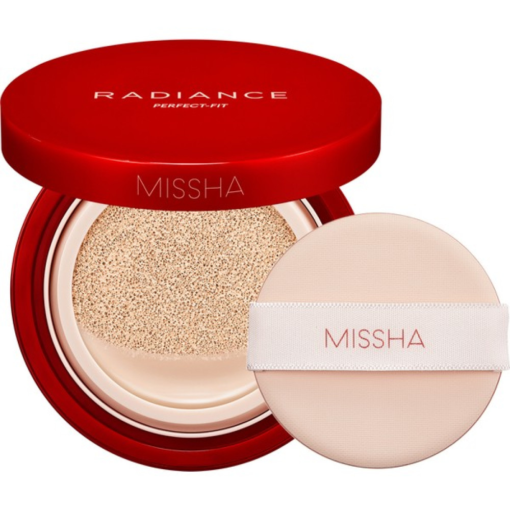 Mıssha Radiance Perfect Fit Cushion Foundation - 48 Saat Kalıcı Fondöten SPF50+ No.21 Fair Fondötenler Fiyatı