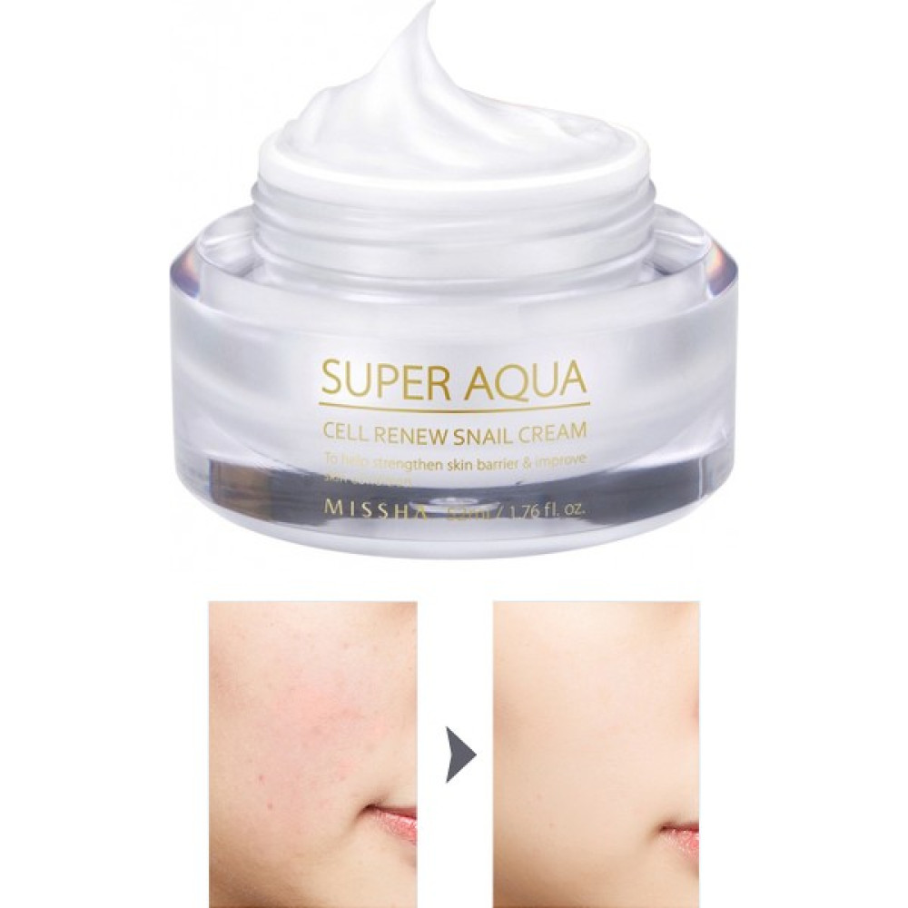 Mıssha Salyangoz Svısı Içerikli Krem -Super Aqua Cell Renew Snail Cream Nemlendiriciler Fiyatı