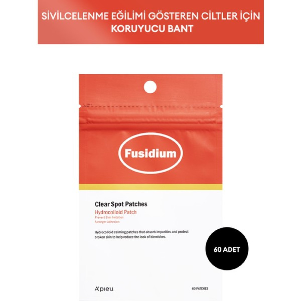 MISSHA Sivilcelenme Eğilimi Gösteren Ciltler Için Koruyucu Bant 60ADET A'pıeu Fusidium Clear Spot Patches Akne ve Sivilce Bakımı Fiyatı