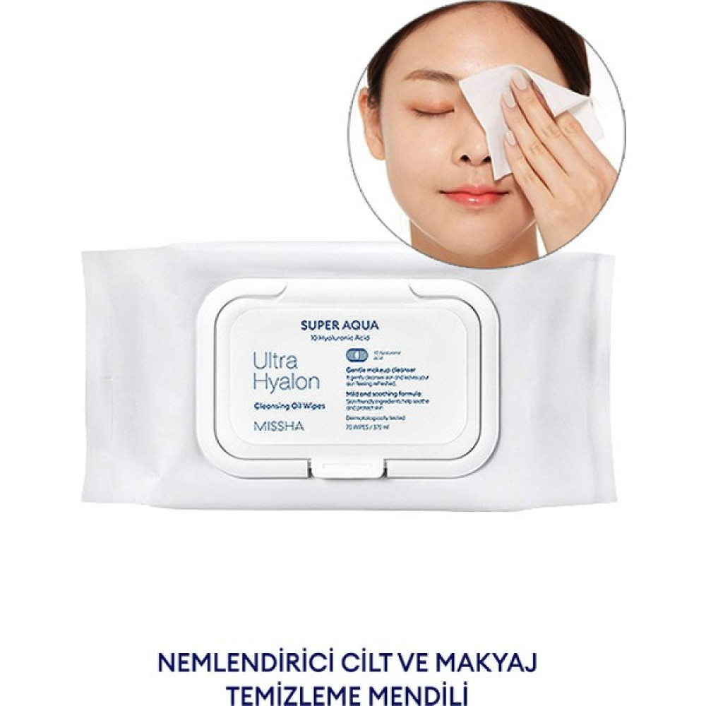 Mıssha Super Aqua Ultra Hyalon Cleansing Oil Wipes Makyaj Temizleyicileri Fiyatı