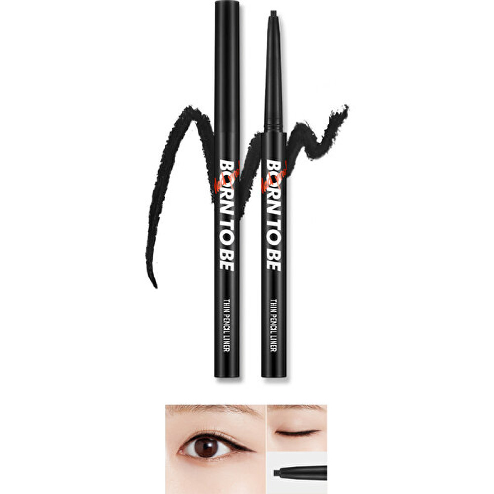 MISSHA Suya Dayanıklı, Ince Uçlu Jel Göz Kalemi A'pıeu Born To Be Madproof Thin Pencil Liner (No.01) Eyeliner Fiyatı