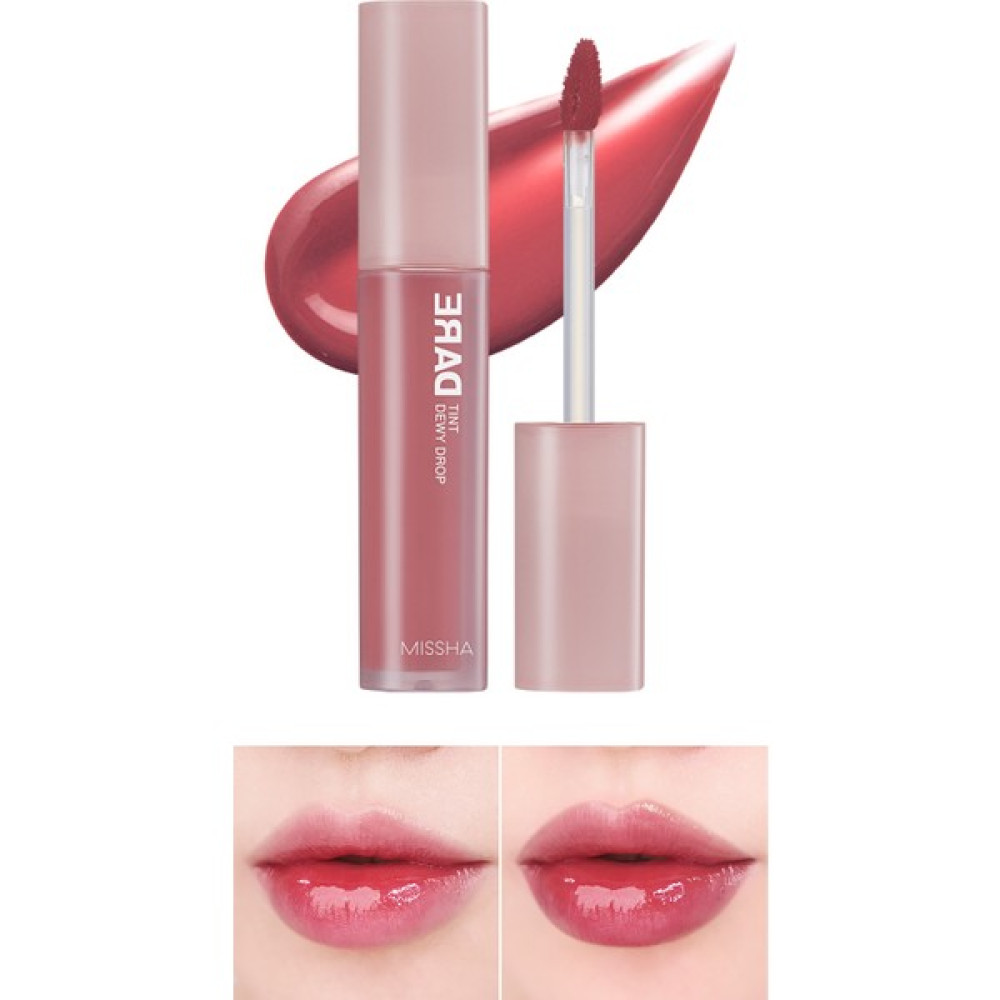 MISSHA Uzun Süre Kalıcı, Nemli Bitiş Sunan Parlak Tint Dare Tint Dewy Drop Rosy Drop Rujlar & Dudak Parlatıcıları Fiyatı