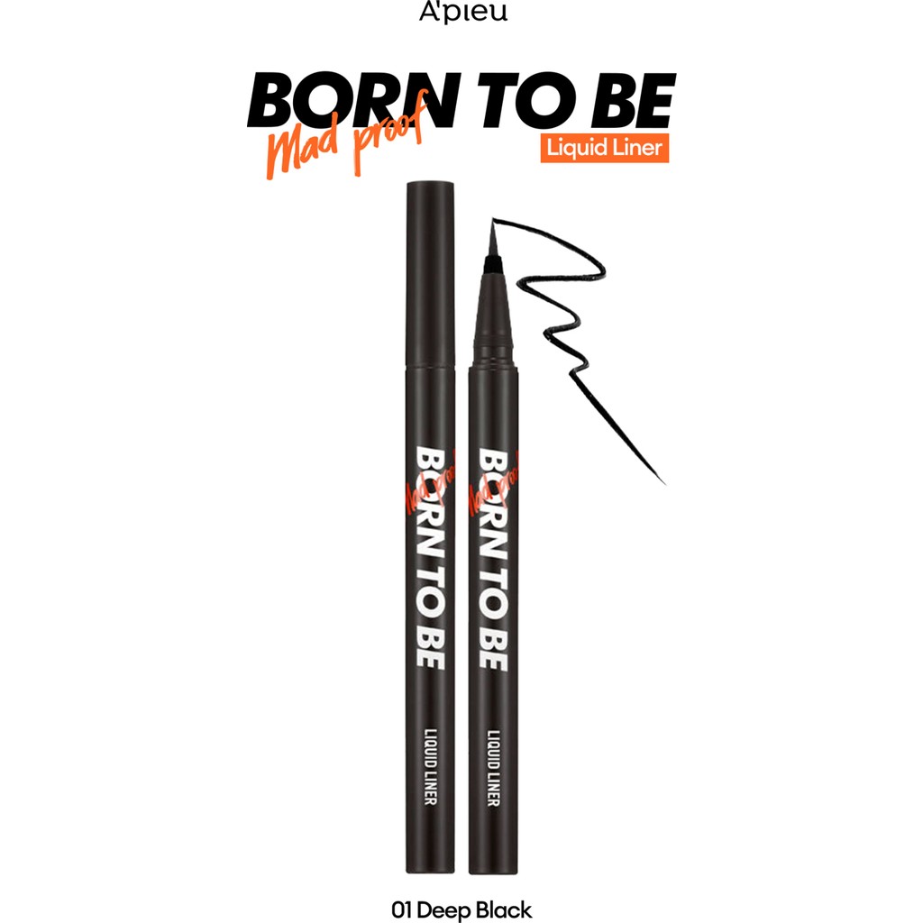 MISSHA Uzun Süre Kalıcı, Suya Dayanıklı, Likit Eyeliner Born To Be Madproof Liquid Liner (01) - 01 Deep Black Eyeliner Fiyatı