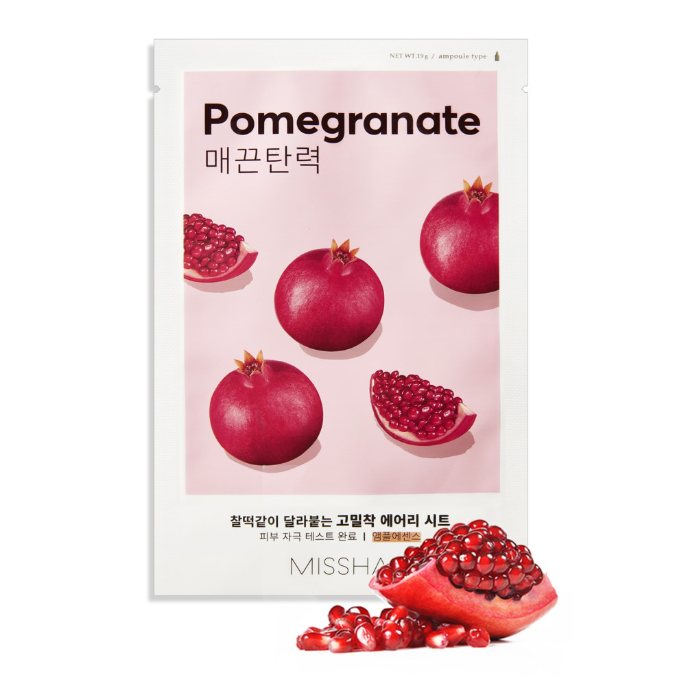 Missha Yaşlanma Karşıtı Nar Özlü  Yaprak Maske (1ad) Airy Fit Sheet Mask Pomegranate Cilt ve Yüz Bakımı Fiyatı