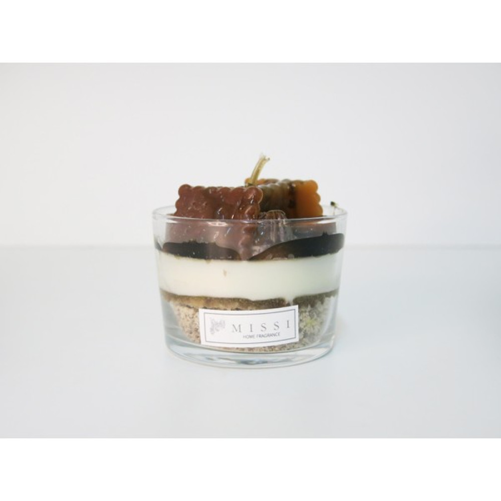 Missi El Yapımı Hot Chocolate Kokulu Cupcake Vegan Mum Dekoratif Mum Fiyatı