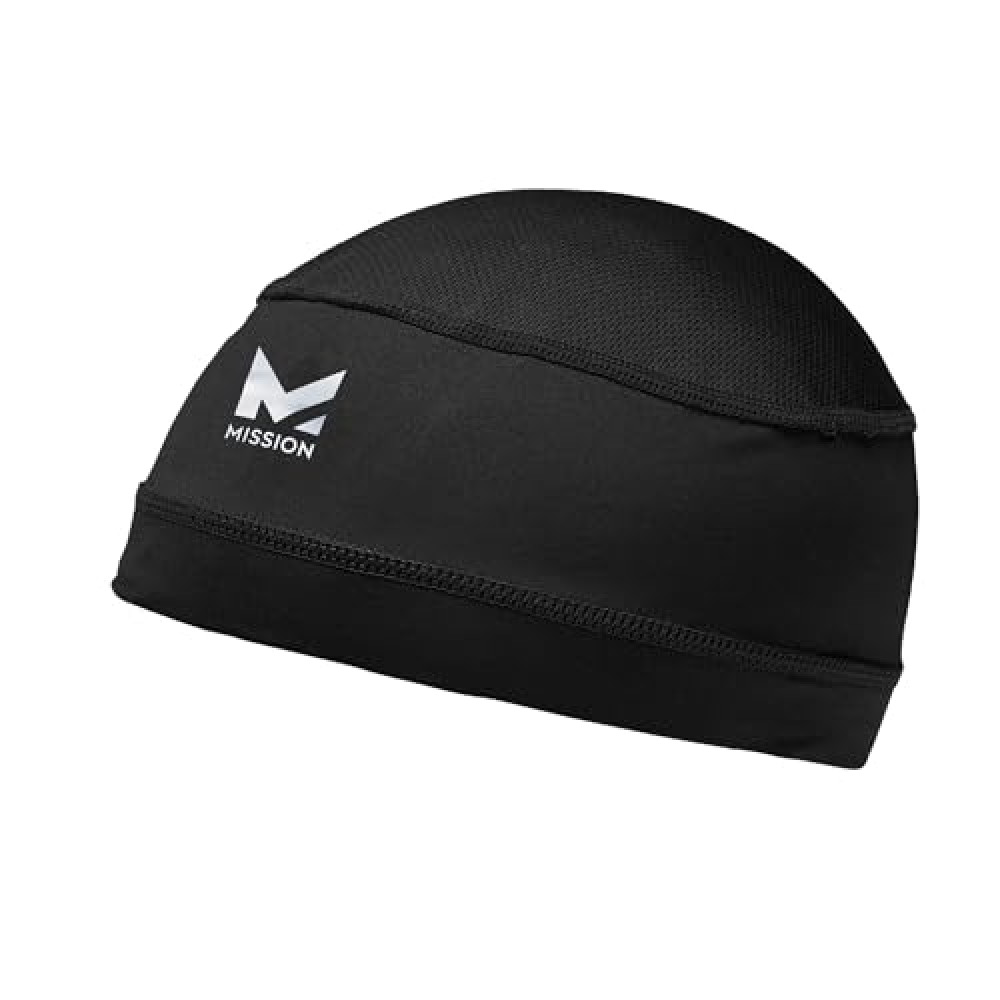 MISSION Cooling Helmet Liner, Black - Lightweight & Breathable - Cools Up to 2 Hours - UPF 50 Sun Protection - Machine Washable Motorcycle Helmets Fiyatı