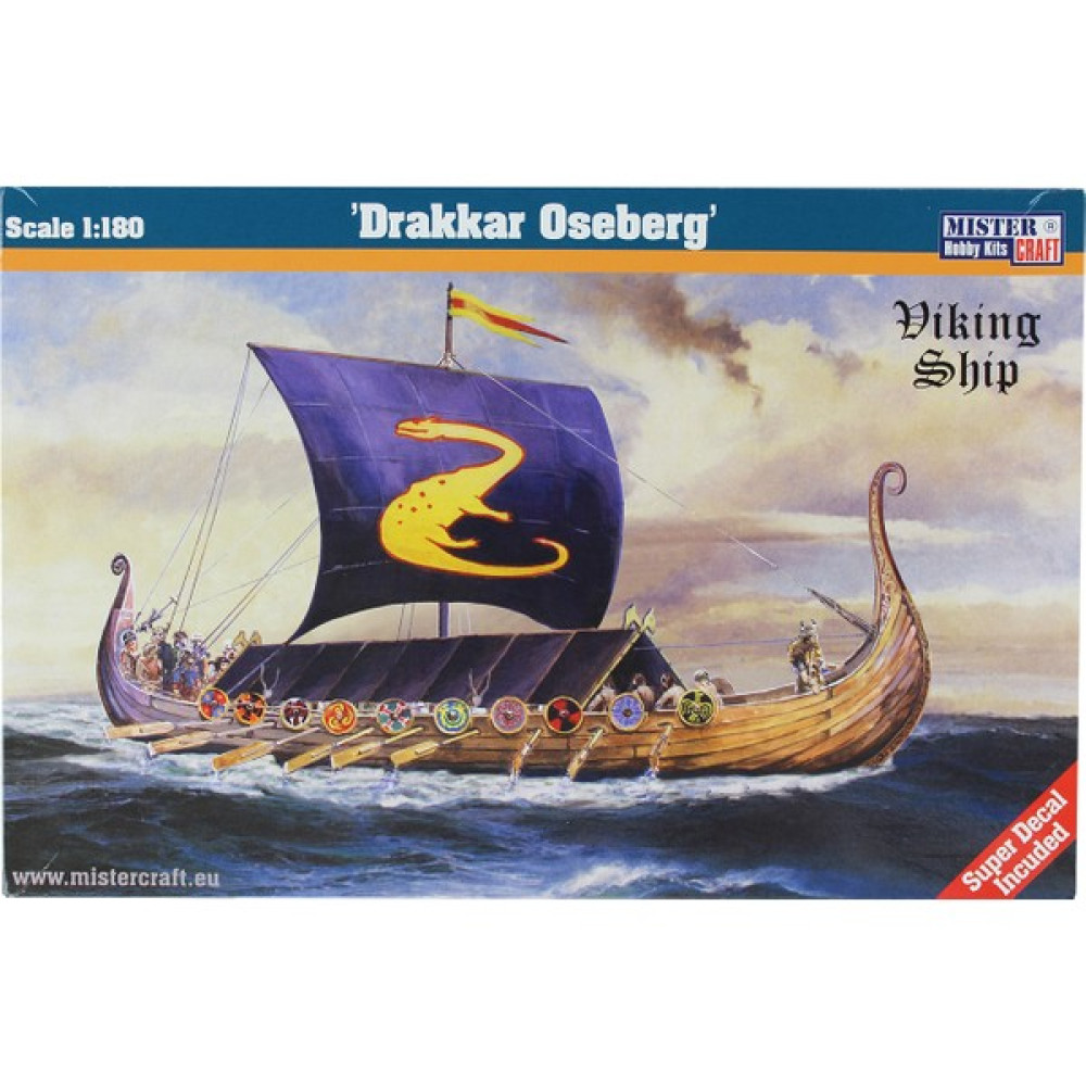 Mister Craft D-209 1/180 Drakkar Oseberg Viking Gemi Maketi Maket Fiyatı