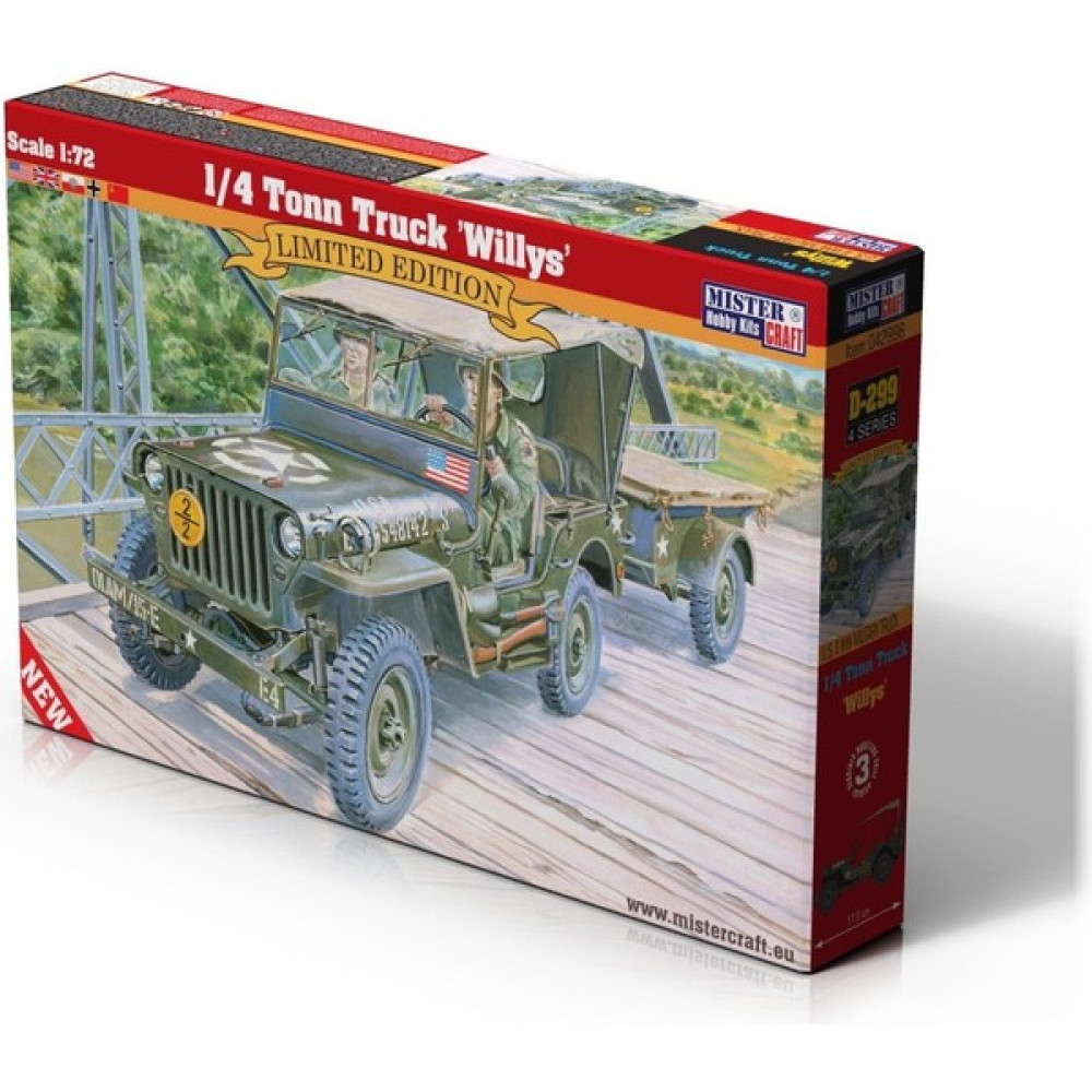 Mistercraft D-299 1/72 1/4 Ton Truck ''willys'' A - Kahverengi Oto Boyaları Fiyatı