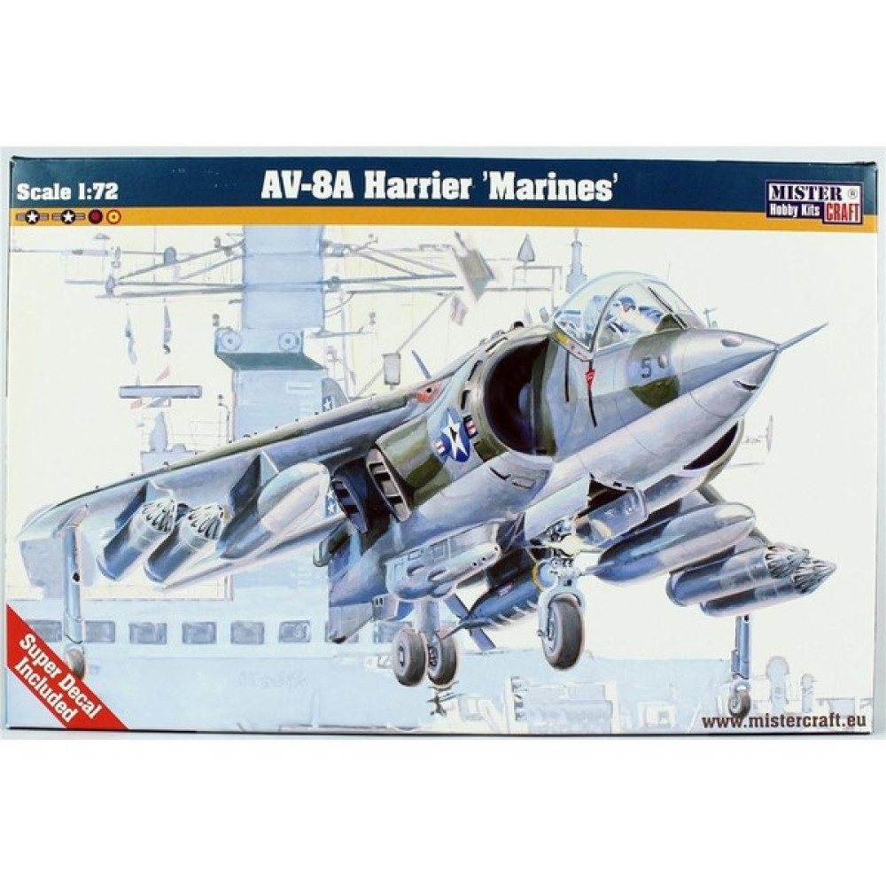 Mistercraft D084 1/72 AV-8A Harrier Marines Savaş Uçağı Plastik Model Kiti Oto Boyaları Fiyatı