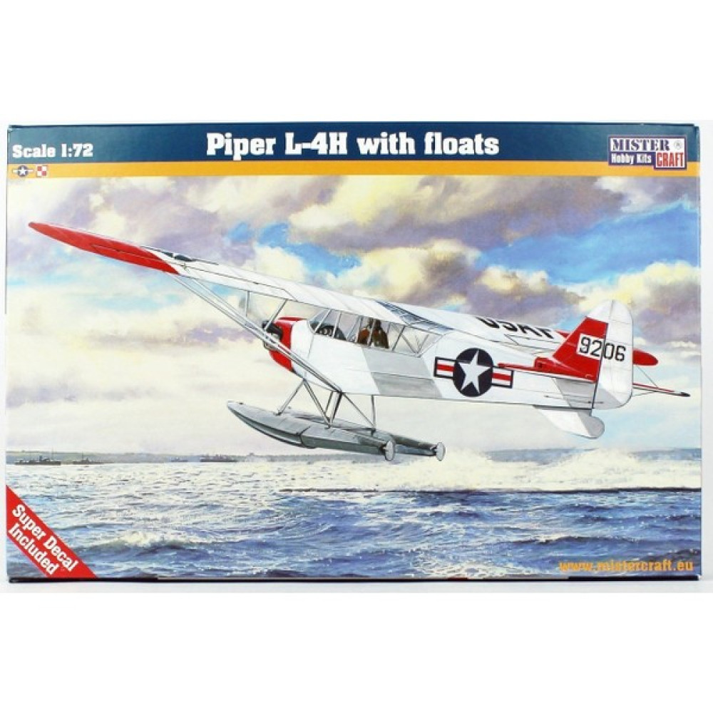 Mistercraft D254 1/72 Piper L-4h Deniz Uçağı Demonte Plastik Maketi - Renkli Maket Fiyatı