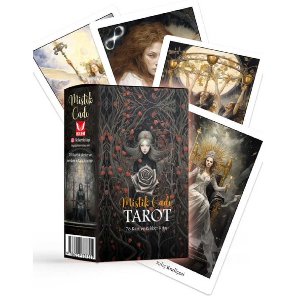 Mistik Cadı Tarot 78 Kart ve Rehber Kitap Astroloji - Fal - Rüya Tabirleri Fiyatı