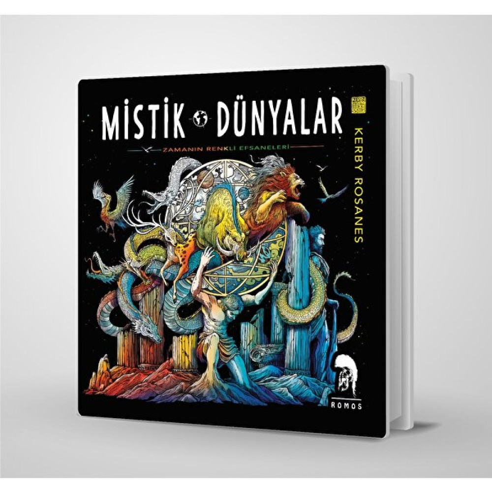 Mistik Dünyalar -Yetişkinler İçin Boyama Kitabı Sanat Mimari Kitapları Fiyatı