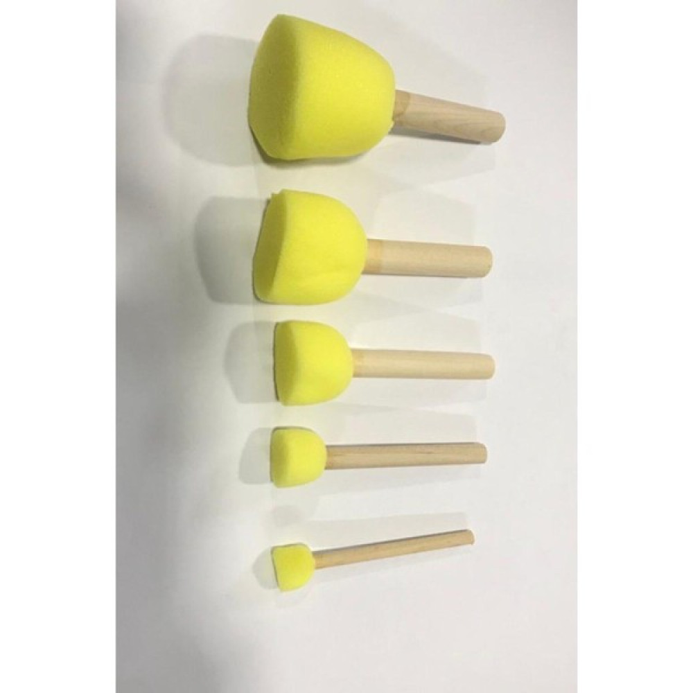 Misyon Sünger Tampon Fırça Seti 5'li (Ponpon Fırça) Tampon Fırça Seti 5'li (Ponpon Fırça Fiyatı