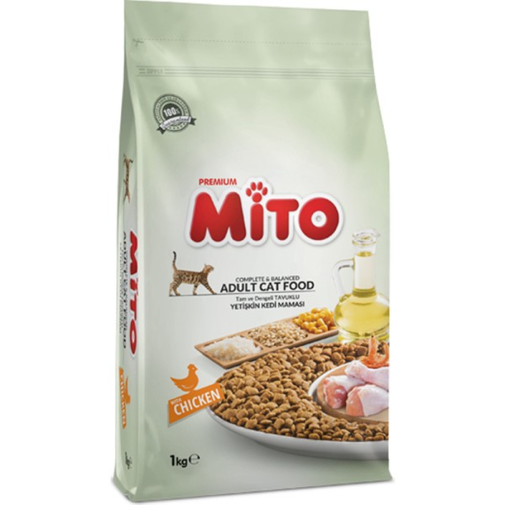 Mito Adult Cat Tavuklu Yetişkin Kedi Maması 1 kg Evcil Hayvan Ürünleri Fiyatı