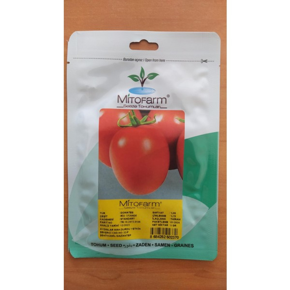 Mitofarm Rio Grande Domates Tohumu - 5 gr Tohum Fiyatı