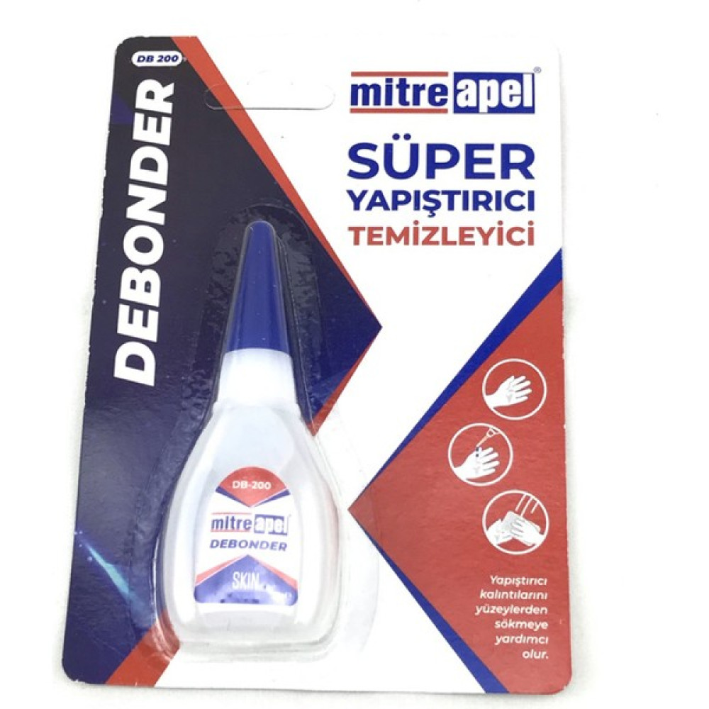Mitre Apel DB200 Süper Yapıştırıcı Temizleyici 20 gr Nalburiye & Hırdavat Fiyatı