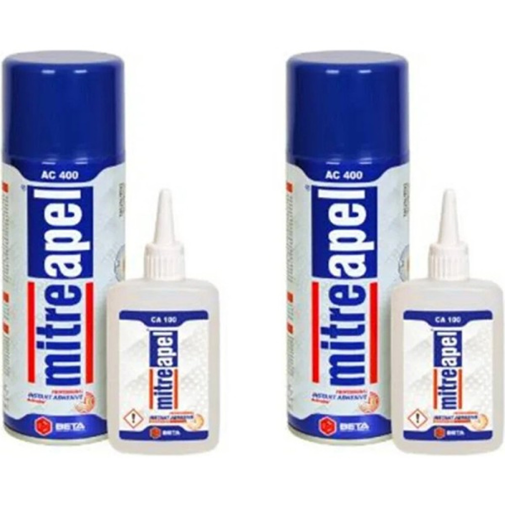 Mitre Apel Mitreapel Hızlı Yapıştırıcı 100 G + 400 ml Ac. x 2 Adet Nalburiye & Hırdavat Fiyatı