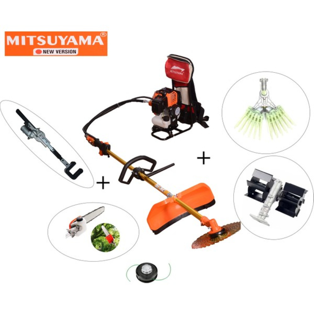 Mitsuyama Japon Sırt Tırpan + Zeytin Hasat +Fındık Silkeleme +Dal Budama + Çapa Makinesi 4.2kw 5,7hp Bahçe Makinesi Fiyatı