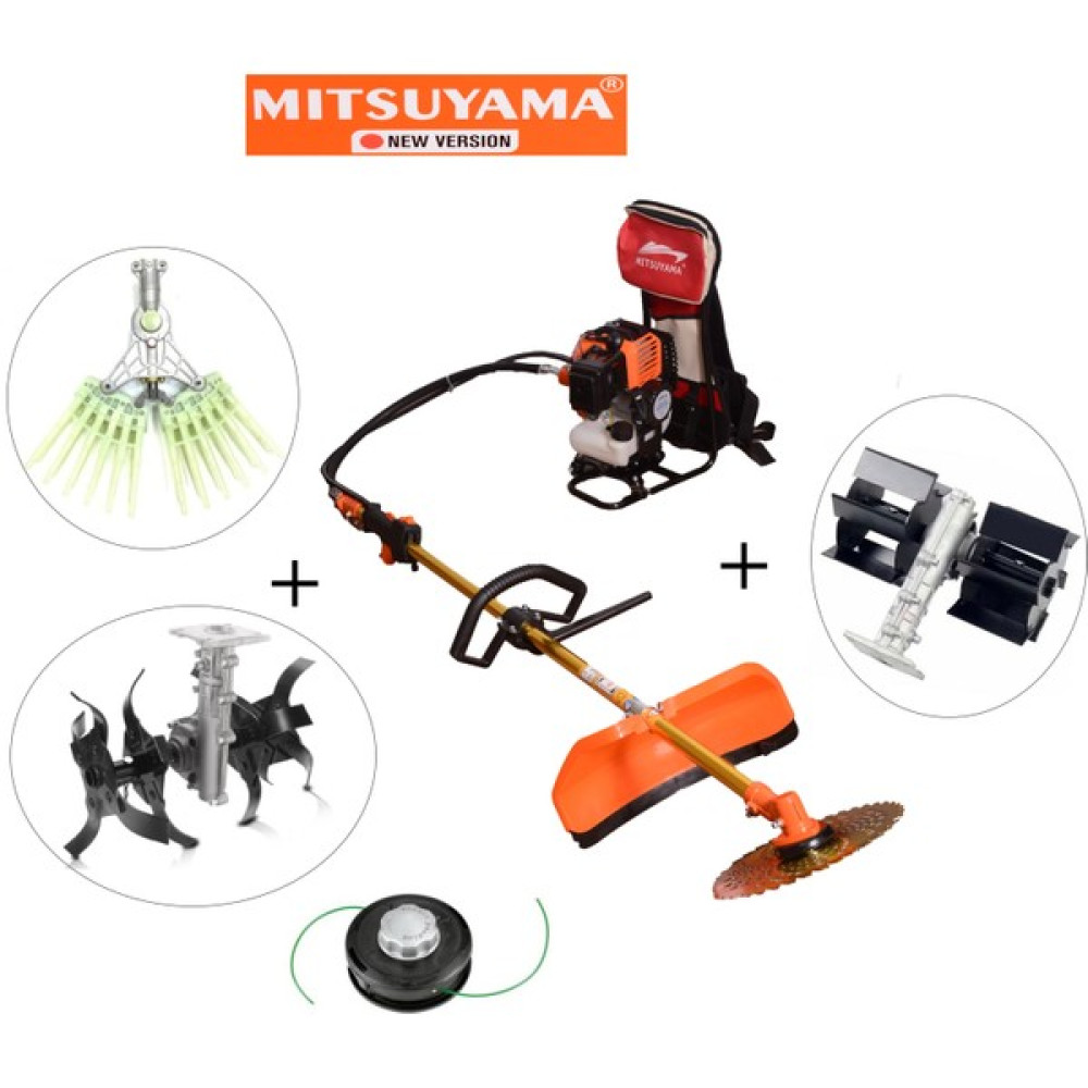 Mitsuyama Japon Sırt Tırpan + Zeytin Hasat + Paletli Çapa + Akrep Çapa Makinesi 4.2 kw Çapalama Makinesi Fiyatı