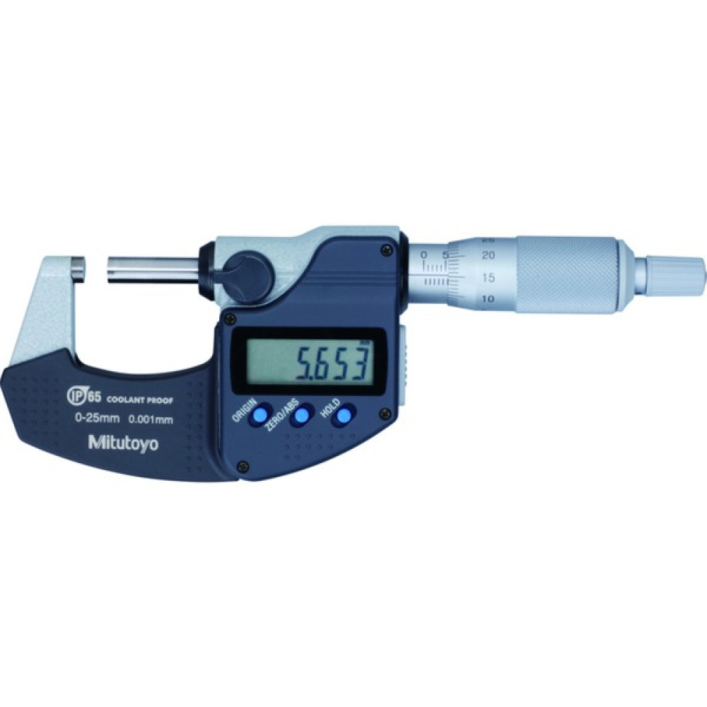 Mitutoyo 293-240-30 IP65 0-25 mm Dijital Dış Çap Mikrometre - Mavi Oto Boyaları Fiyatı