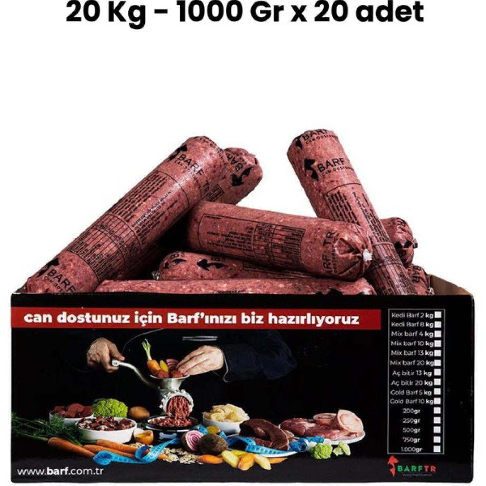 Mix Barf 20 kg Aç Bitir Paket Köpek Maması Evcil Hayvan Ürünleri Fiyatı