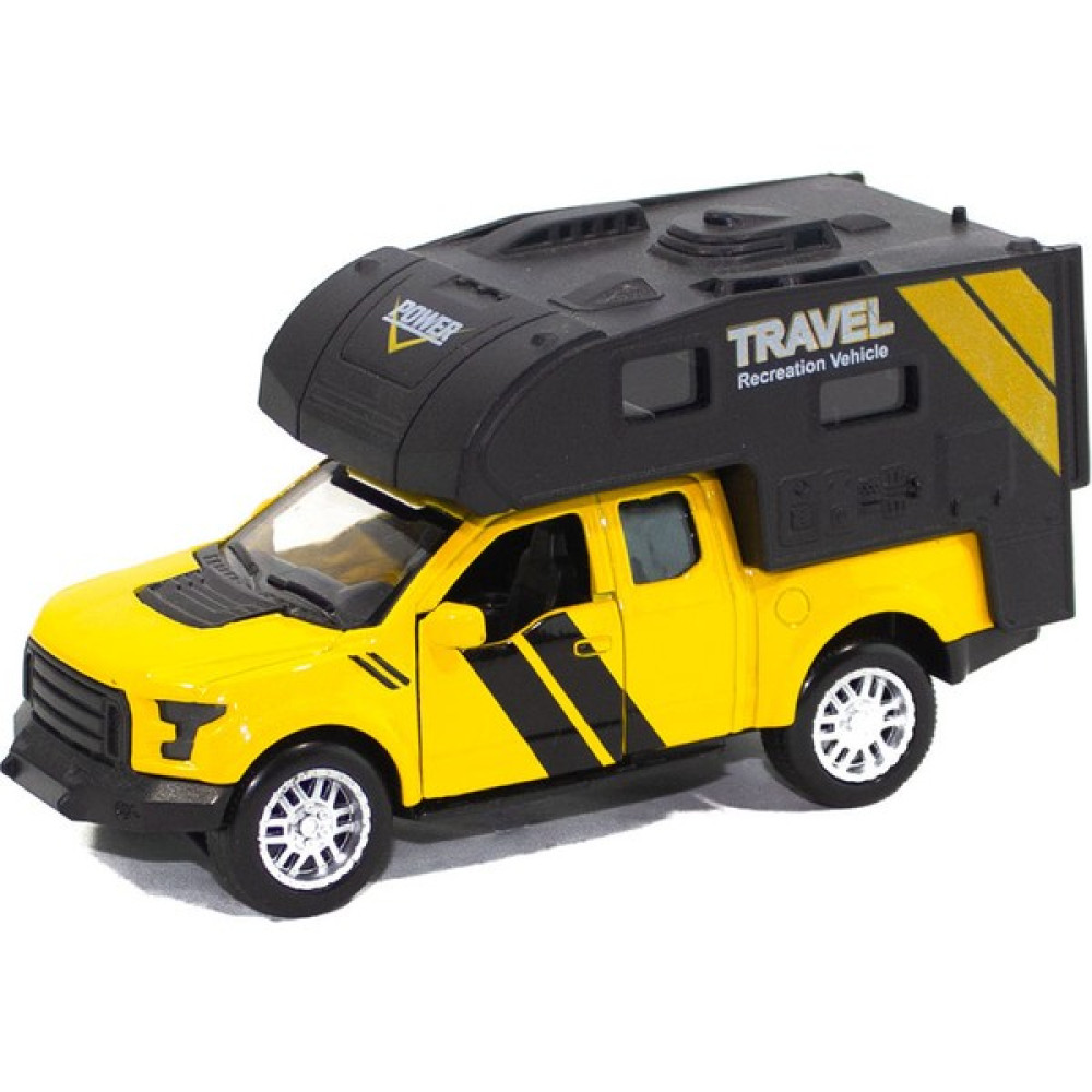 Mix Oyuncak Metal Ford Ranger Karavan Çek Bırak Işıklı Sarı 12 cm Oyuncak Araç Fiyatı