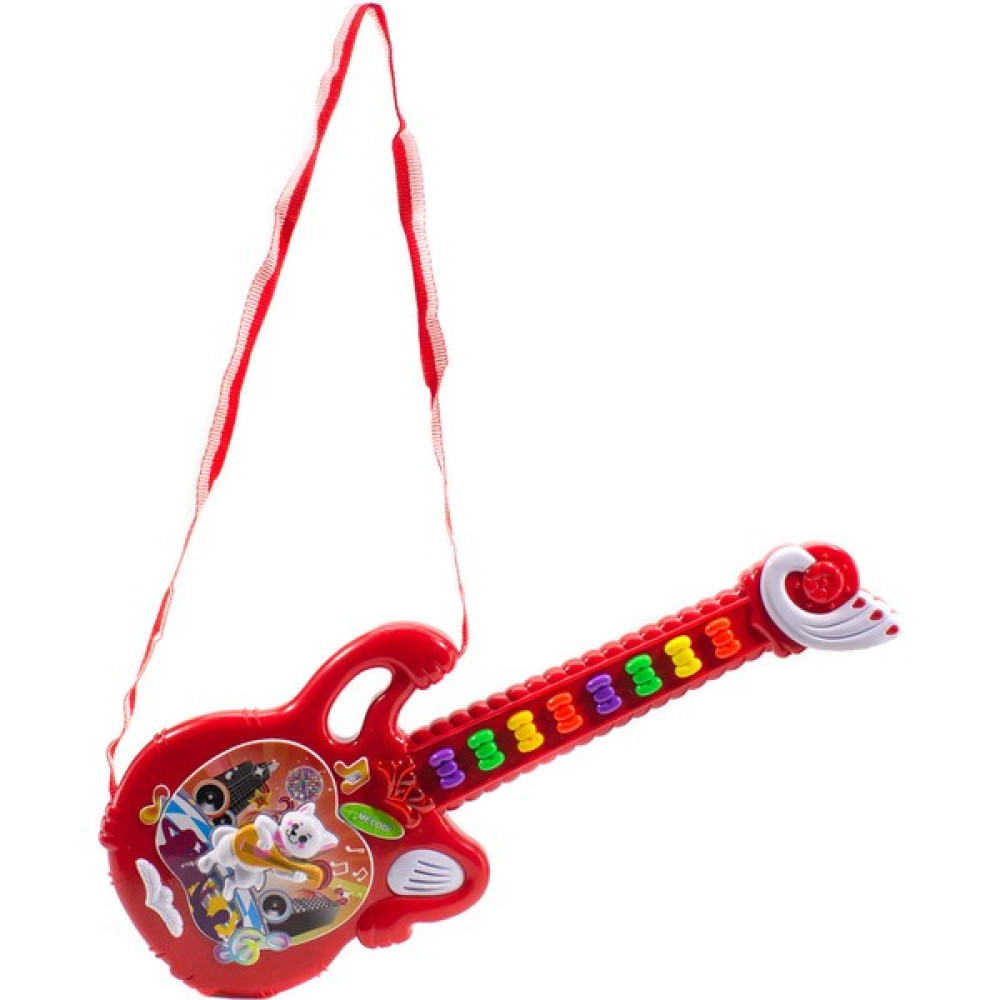 Mix Oyuncak Oyuncak Gitar Işıklı Sesli Efsane Gitar Kırmızı 40 cm Eğitici Oyuncak Fiyatı