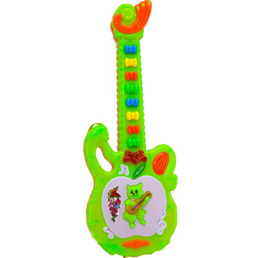 Mix Oyuncak Oyuncak Gitar Işıklı Sesli Efsane Gitar Yeşil 40 cm Eğitici Oyuncak Fiyatı