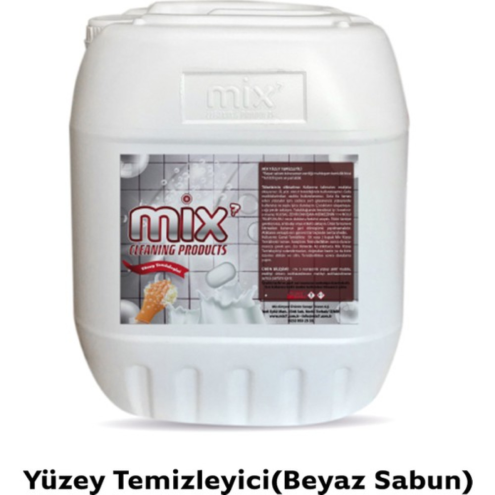 Mix Yüzey Temizleyici Beyaz Sabun 20 kg Parlatıcı ve Temizleyiciler Fiyatı