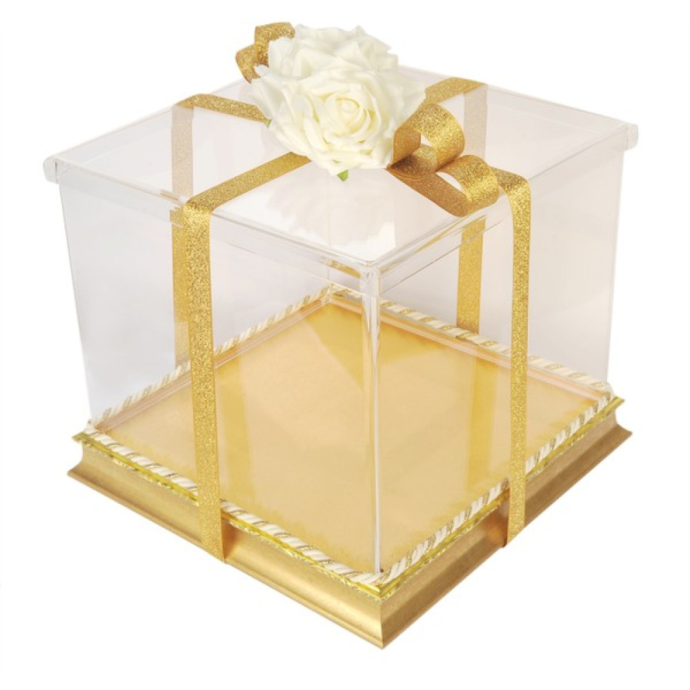 mixefor Söz Nişan Kutusu -Pleksi Kutu -Hediye Kutusu -25 cm x 25 cm x 20 cm Ölçülerinde Hediye Kutusu - Sarı Eşya Saklama Kutusu Fiyatı