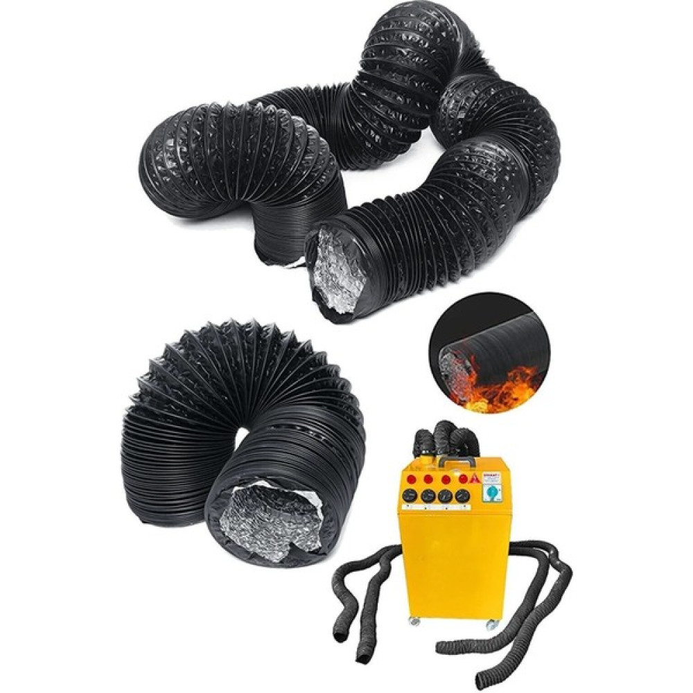 Mixer Afs 52 mm Çap Yanmaz Sıcak Hava Üretici Hortumu Ahtapot Hortumu 10 Metre Oto Boyaları Fiyatı