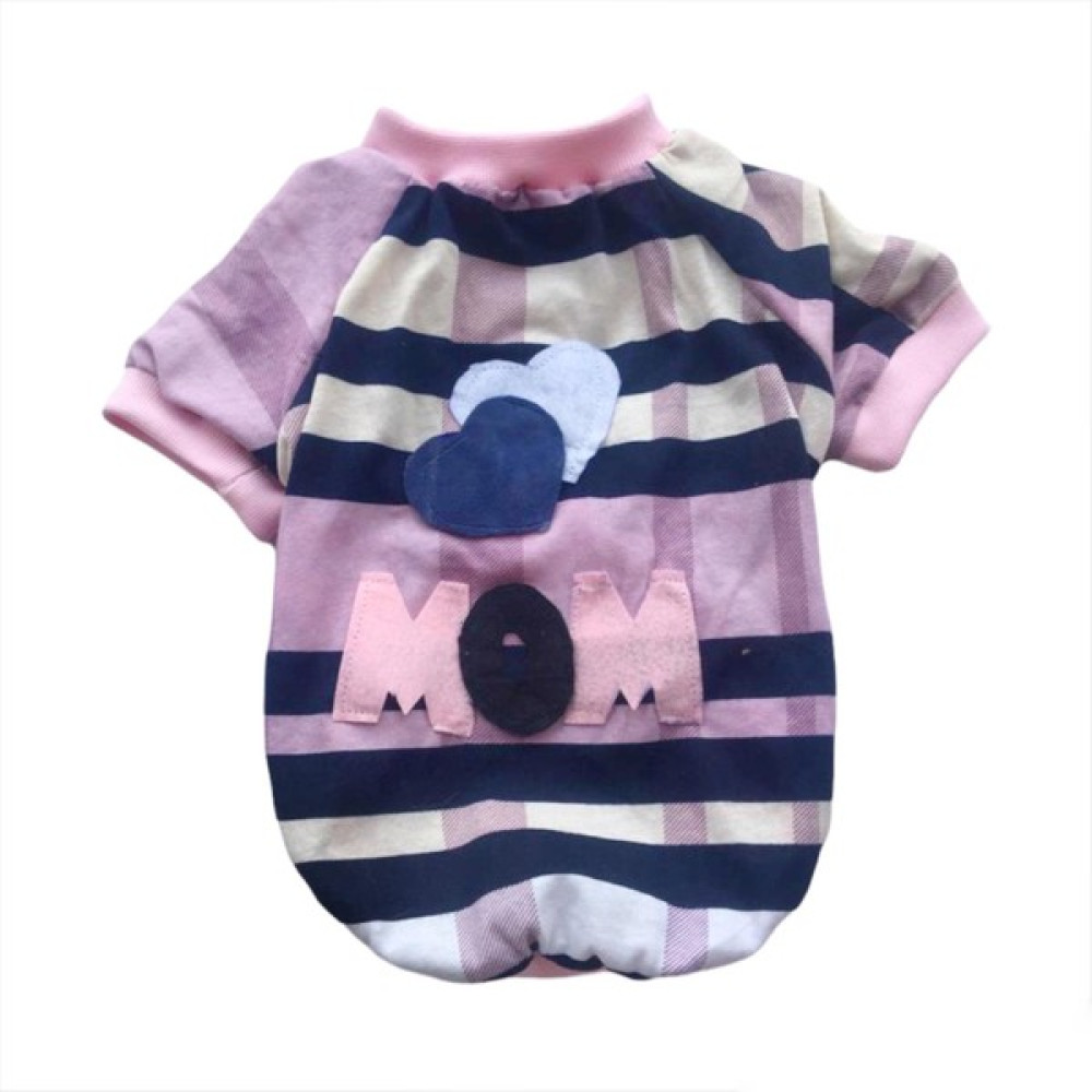 Mixerry Love Mom Oval Yaka Tişört Kedi Kıyafeti Kedi Elbisesi, Anneler Günü - Sarı - XL Evcil Hayvan Ürünleri Fiyatı