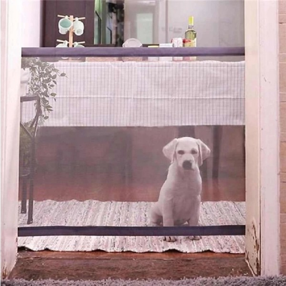 Mixpet Katlanabilir Iç Mekan Köpek Güvenlik Bariyeri Tel Çit 72 x 180 cm - Siyah Evcil Hayvan Ürünleri Fiyatı