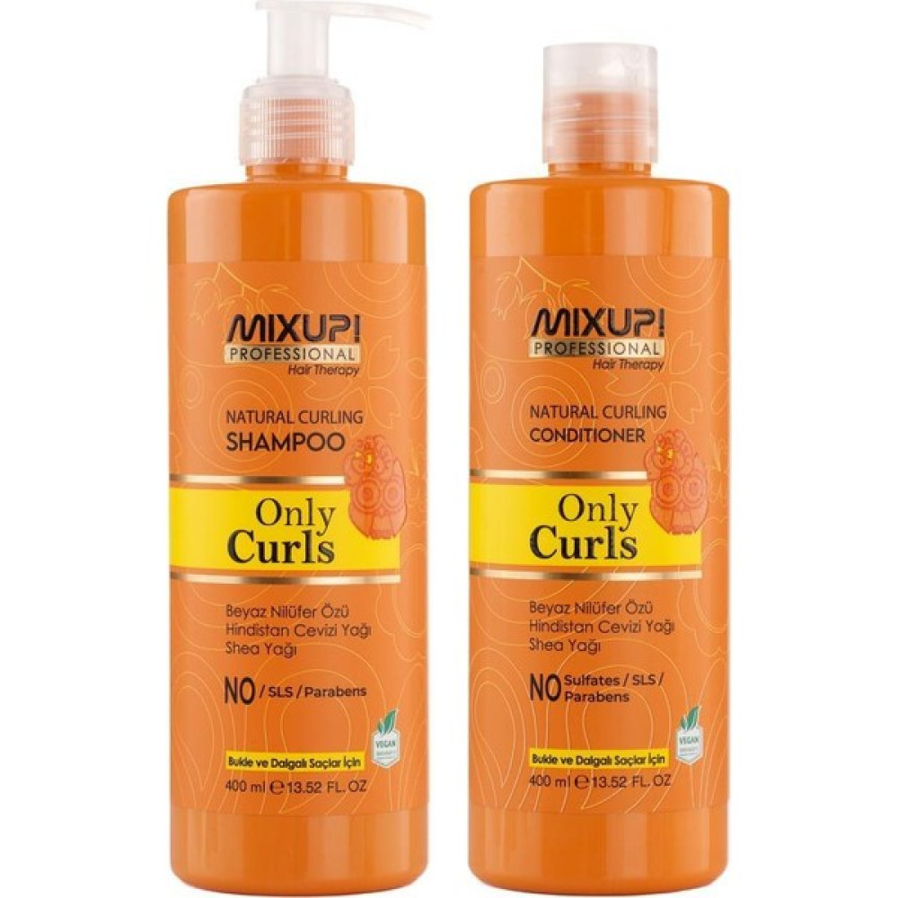 Mixup Mixup! Only Curls Bukleli ve Saçlar Için Saç Bakım Seti (400ML ŞAMPUAN+400ML Saç Kremi) Şampuan ve Saç Kremi Fiyatı