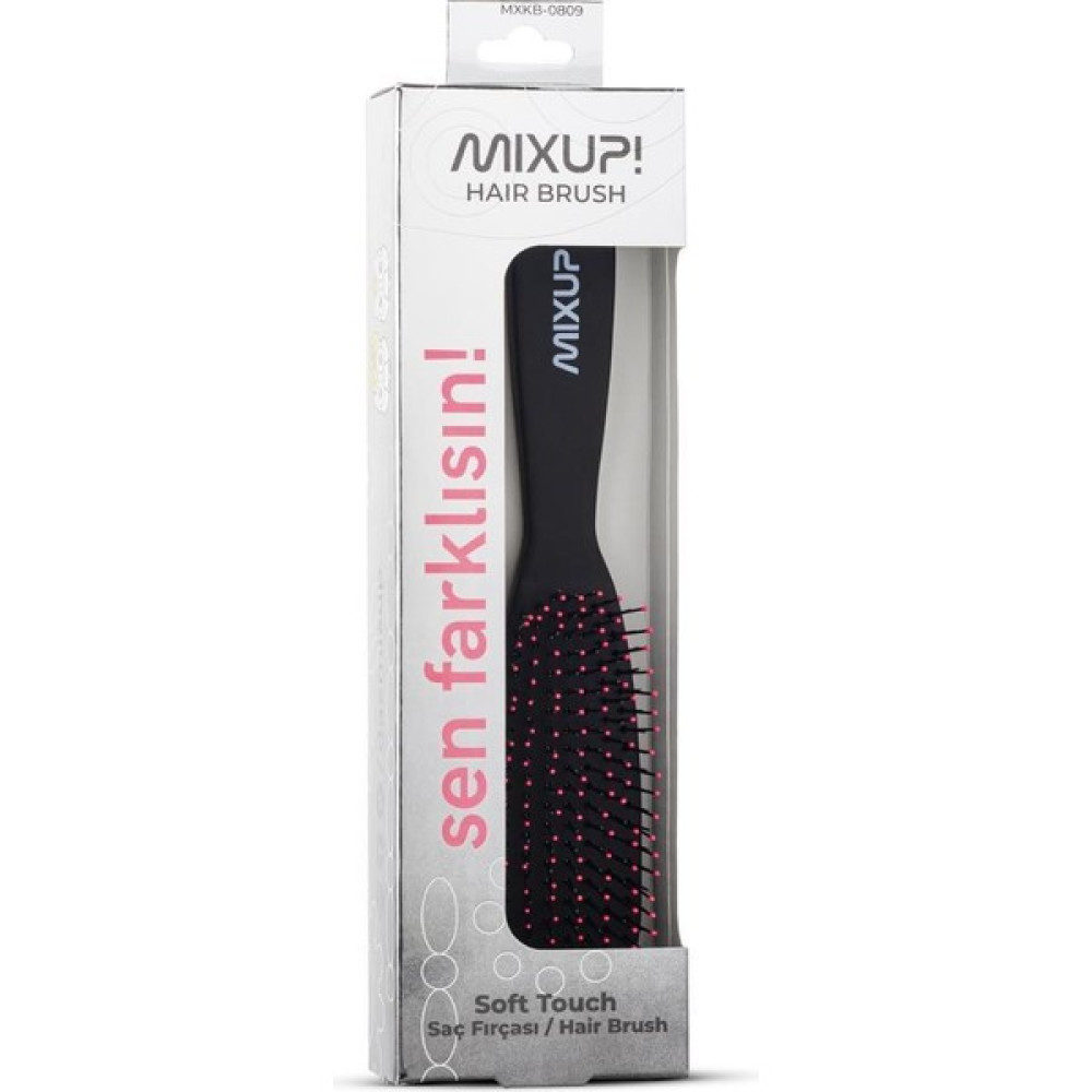 Mixup Oval Soft Touch Saç Fırçası Siyah (Ince Telli Saçlar Için) - 1 Saç Fırçası ve Tarağı Fiyatı