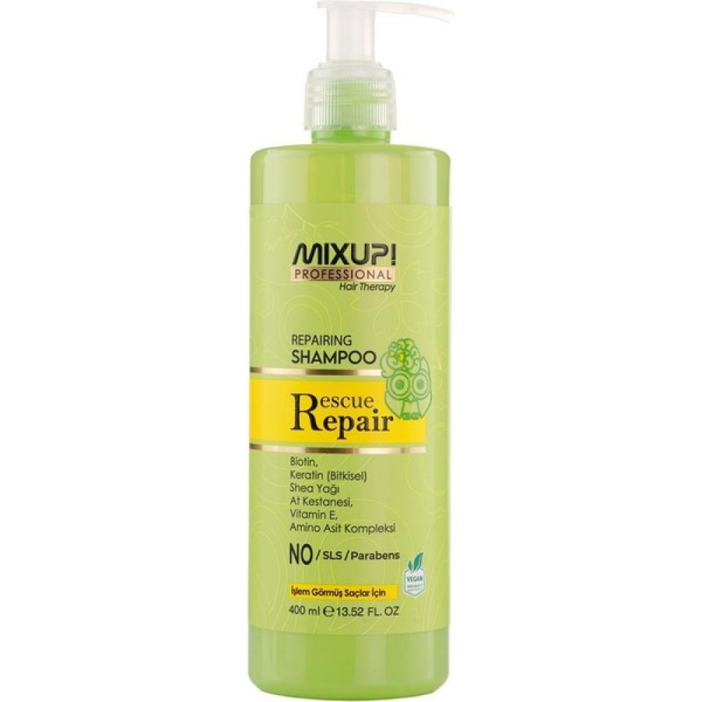 Mixup ! Rescue Repair Yıpranmış ve Işlem Görmüş Saçlar Için Şampuan 400 ml Şampuan ve Saç Kremi Fiyatı