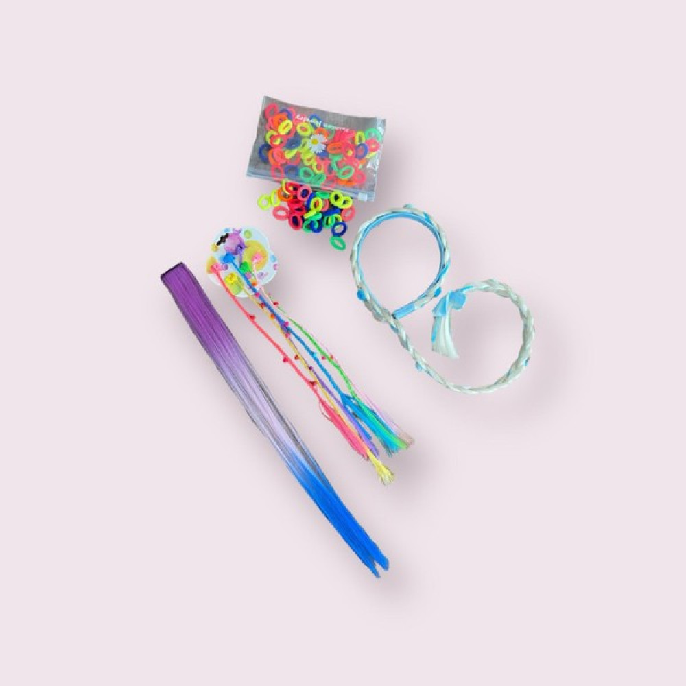 Miyakidsworld Elsa Örgü Saç Toka Renkli Lastik Kız Tokası Set 4 Lü Paket - 50P-Pembe Toka, Taç & Saç Bandı Fiyatı