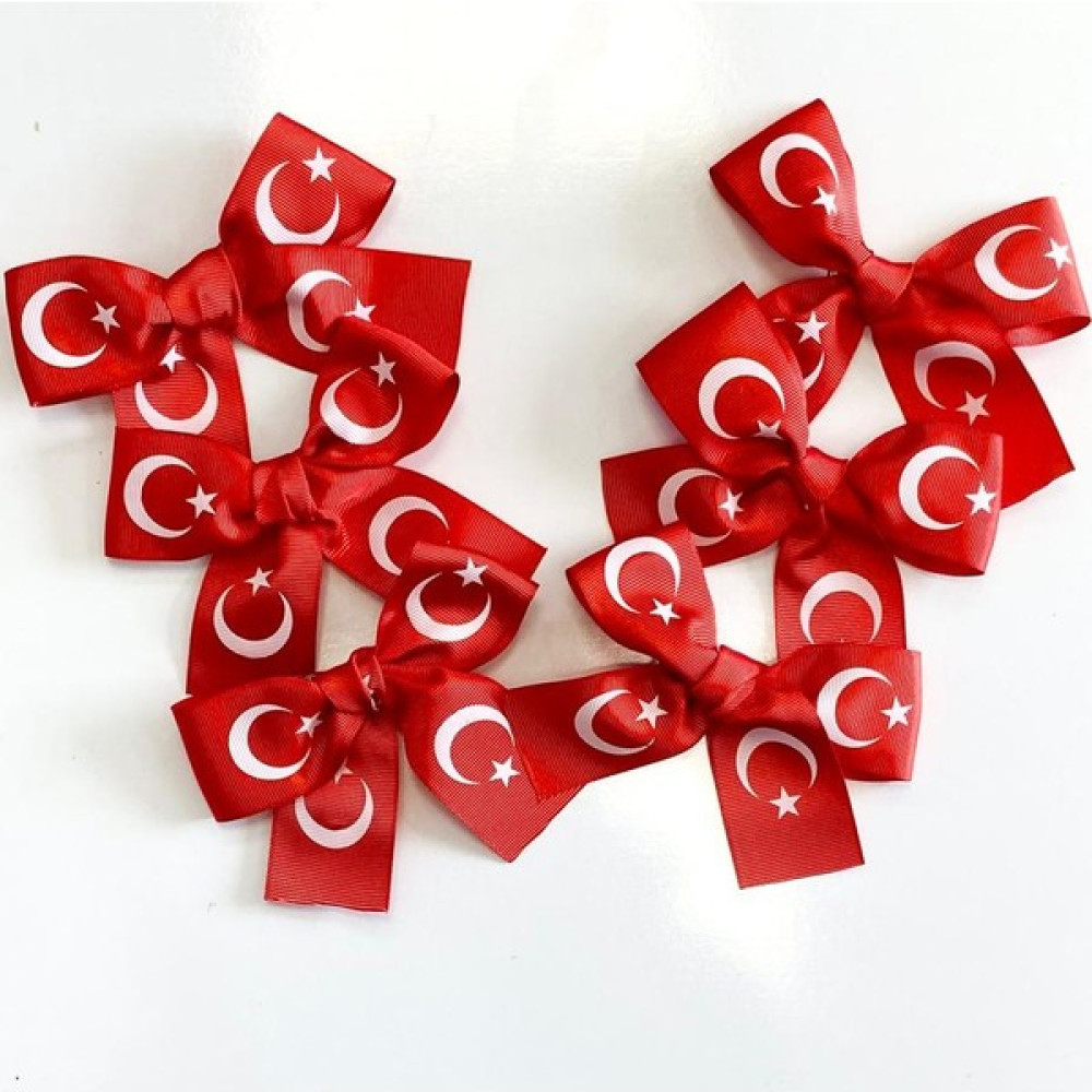 Miyakidsworld Türk Bayraklı Kurdele Toka Timsah Toka 23 Nisan Bayram Tokası 6 Lı Gösteri Kurdela Toka 1.kalite Toka, Taç & Saç Bandı Fiyatı