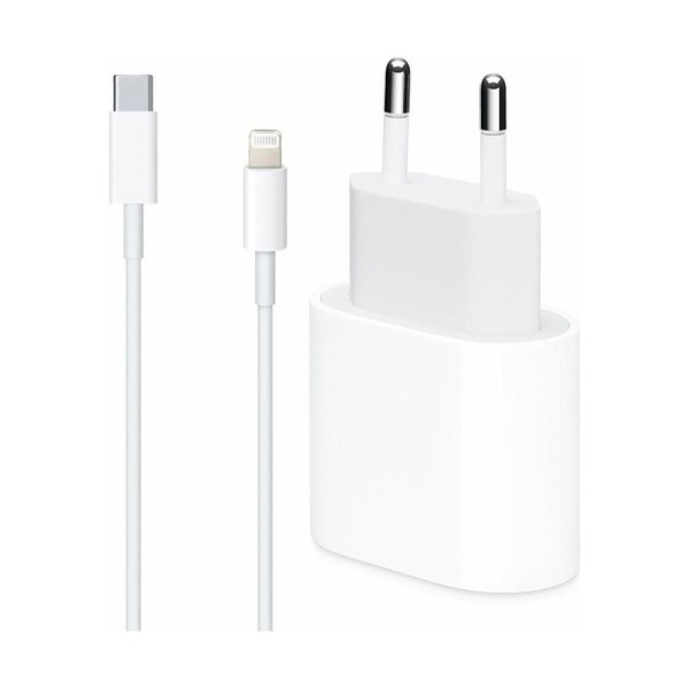 Miyuu Apple Airpods (2. Nesil) Uyumlu 20W Usb-C Güç Adaptörü + 1m Usb-C Lightning Şarj Kablosu Seti - Beyaz Cep Telefonu Şarj Cihazı Fiyatı