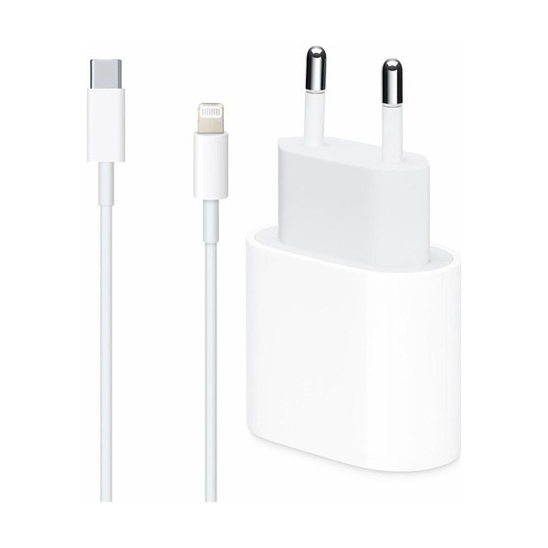 Miyuu Apple iPhone Xr Uyumlu 20W Usb-C Güç Adaptörü + 1m Usb-C Lightning Şarj Kablosu Seti - Beyaz Cep Telefonu Şarj Cihazı Fiyatı