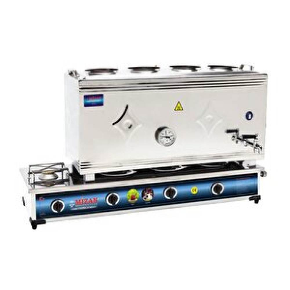 Mizan 80 Lik Doğalgazlı 60 Litre 4 Demlikli Çay Kazanı - Çay Ocağı Mutfak Gereçleri Fiyatı