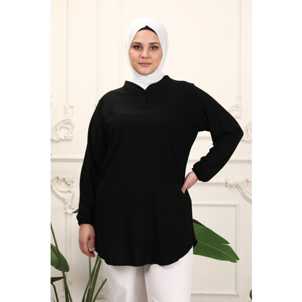 MIZMIZ Dokuma Viskon Yumuşak Kumaş Tunik 3XL Beden Tunik Fiyatı