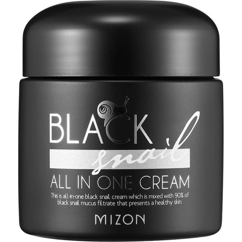 Mizon Black Snail All In One Cream - Siyah Salyangoz Siyah Bitki Ekstreli Premium Bakım Kremi Göz Kremi Fiyatı
