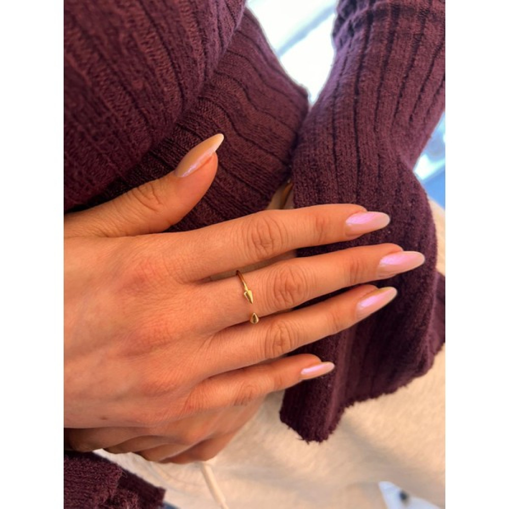Mj Butik Rose Gold Ayarlanabilir Minimal Yüzük - Standart Bijuteri Yüzük Fiyatı