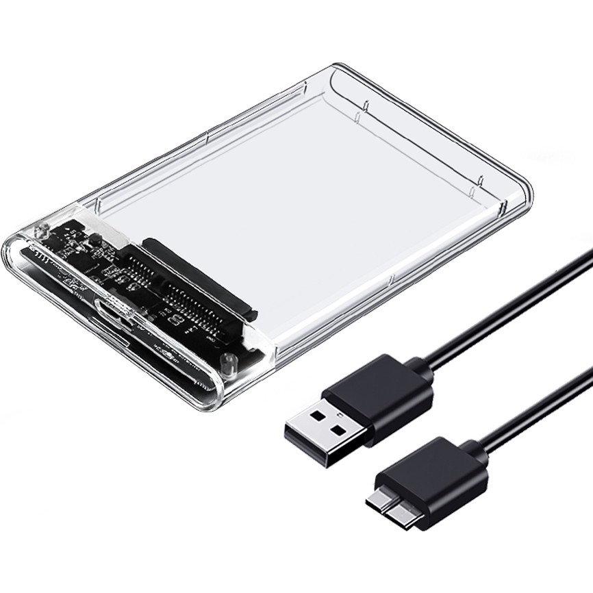 Mj Tech 2.5 Sata USB 3.0 Şeffaf Harici SSD HDD Hard Disk Kutusu 8 Tb Şeffaf Disk SSD / Solid State Drive Fiyatı
