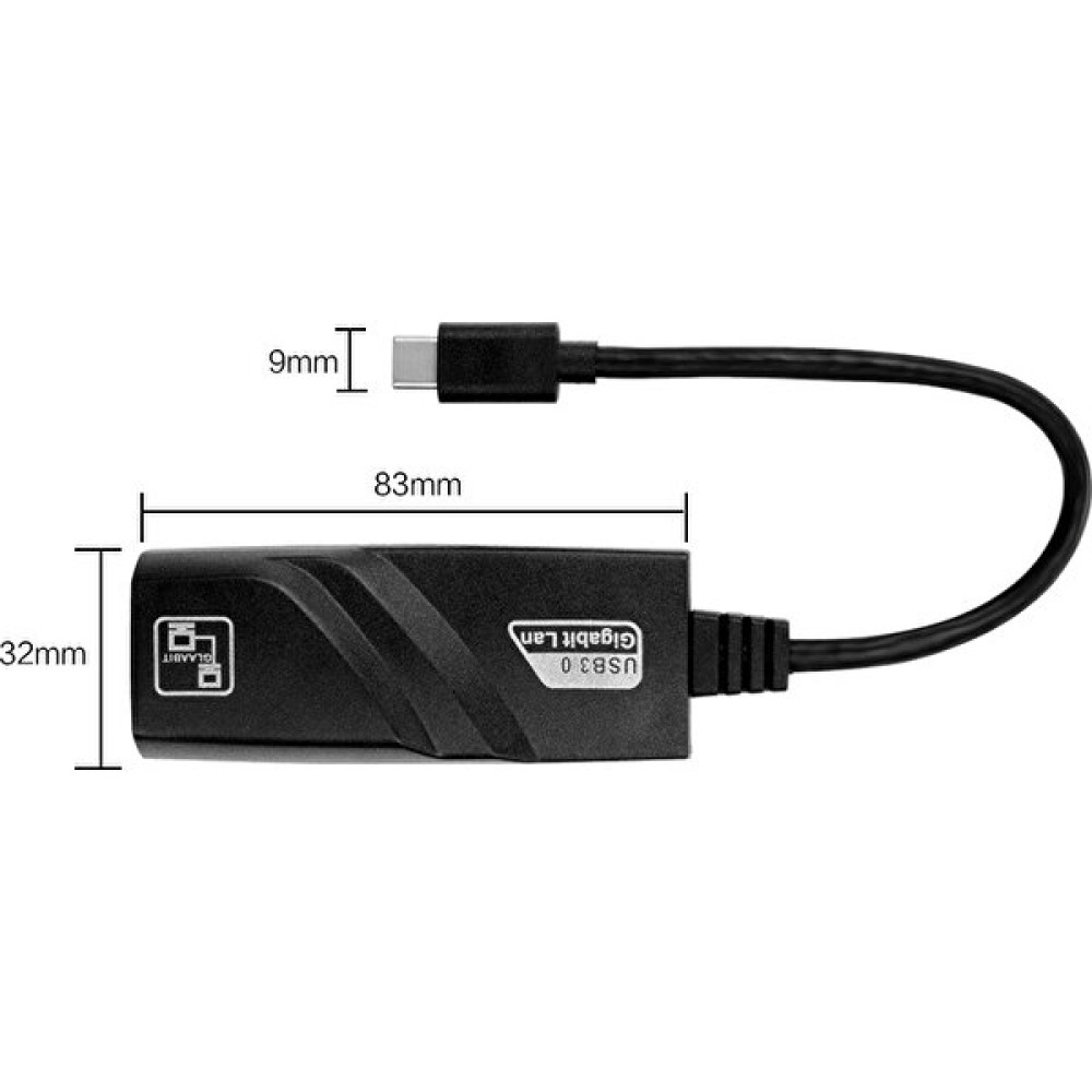 Mj Tech Type-C Ethernet Kablo Dönüştürücü Usb-C Girişli Windows ve Android Cihazlara Tam Uyumludur - Siyah Bilgisayar Çevirici ve Adaptörü Fiyatı