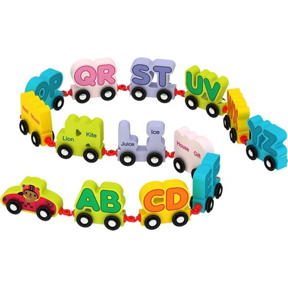 Mj Toys Ahşap Harf Treni Eğitici Oyuncak - Ingilizce Öğretici Tren Eğitici Oyuncak Fiyatı