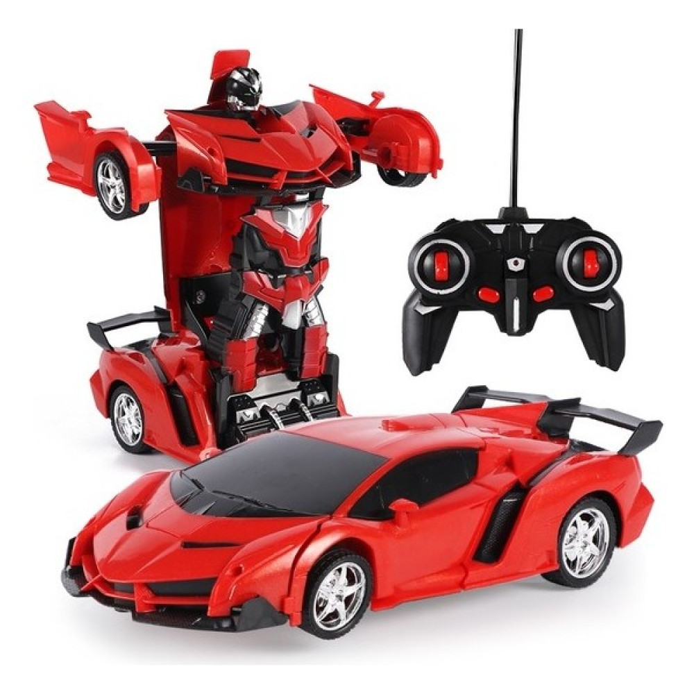 Mj Toys Oyuncak Uzaktan Kumandalı Transformers Tarzı Robota Dönüşen Oyuncak Araba Ferrari (Yurt Dışından) - Kırmızı Oyuncak Araç Fiyatı